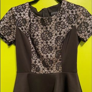 Black Peplum Dress